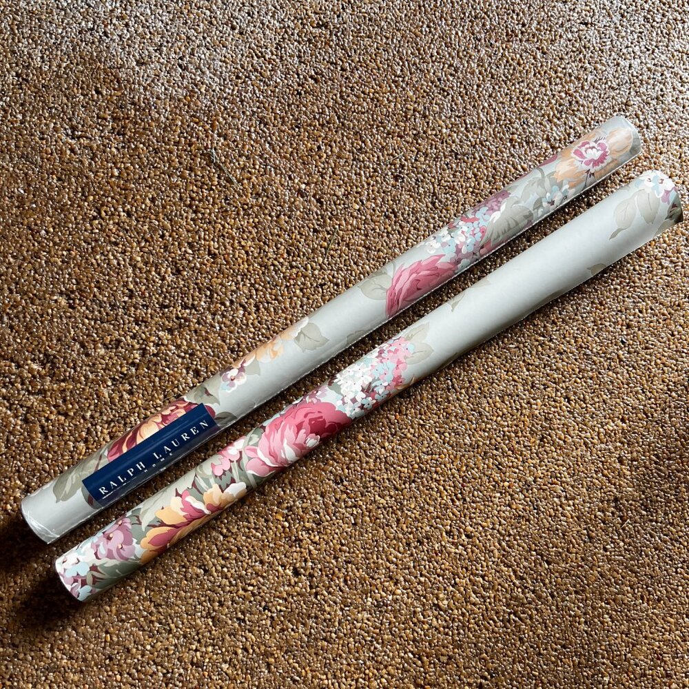 1 Double Roll plus 1.5 roll Ralph Lauren Wallpaper Collection Floral LCW16037